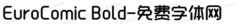 EuroComic Bold字体转换